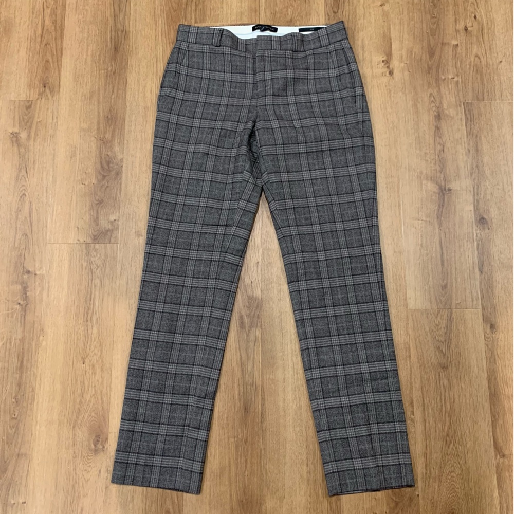 Banana Republic Ryan Wool Plaid Pants